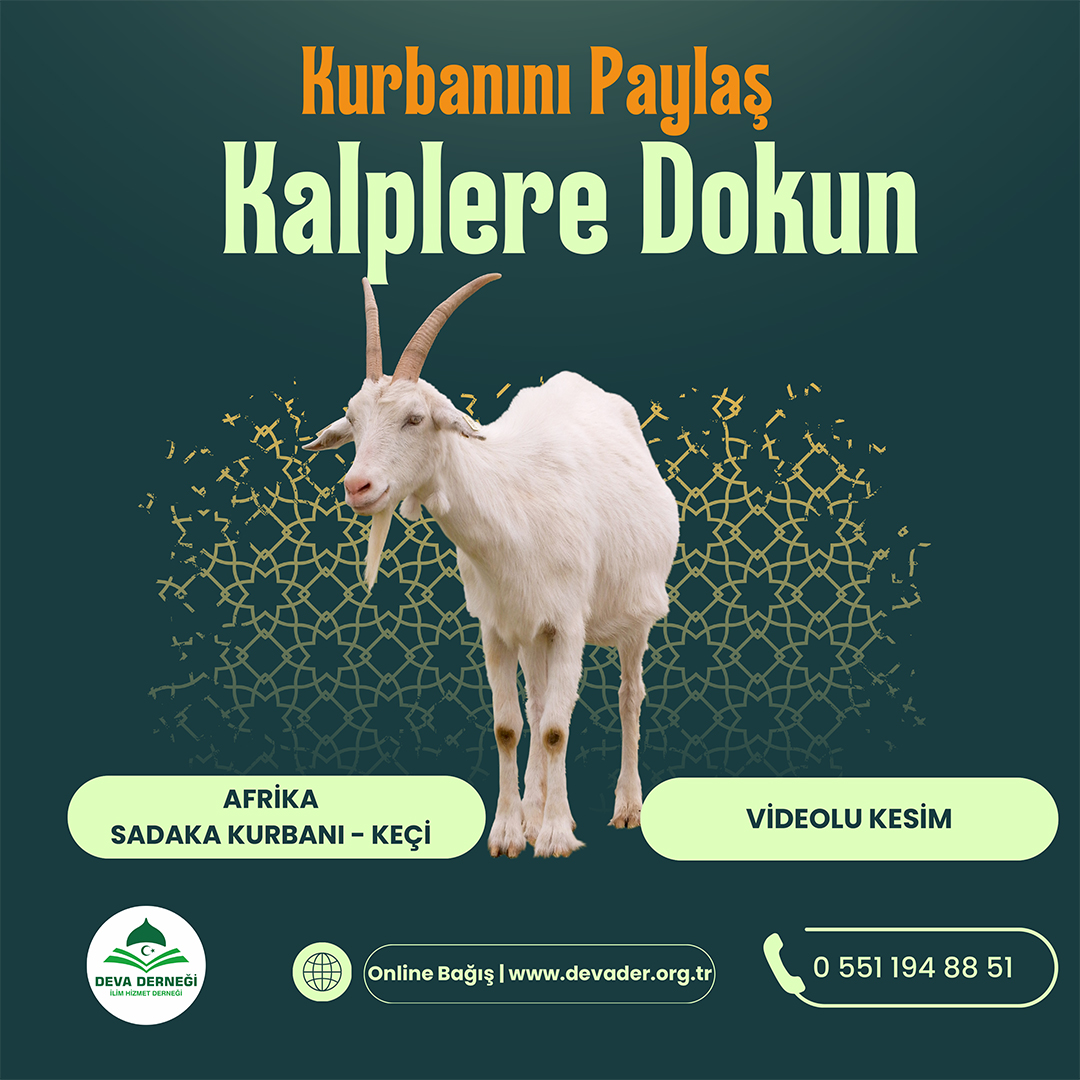 AFRİKA SADAKA KURBANI - KEÇİ